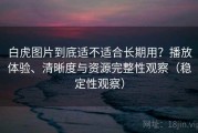 白虎图片到底适不适合长期用？播放体验、清晰度与资源完整性观察（稳定性观察）
