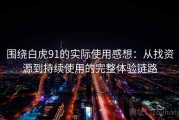 围绕白虎91的实际使用感想：从找资源到持续使用的完整体验链路