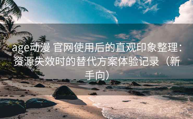 age动漫 官网使用后的直观印象整理：资源失效时的替代方案体验记录（新手向）