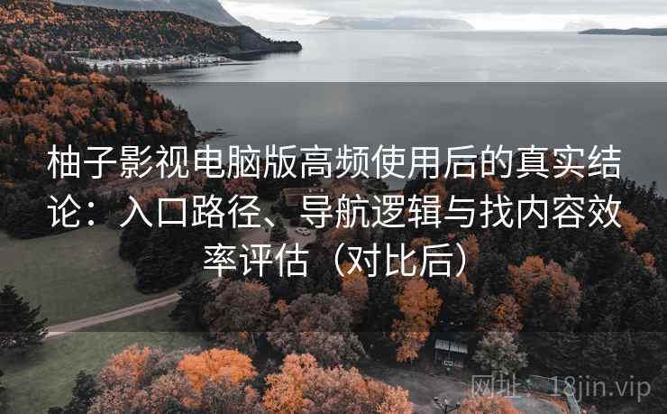 柚子影视电脑版高频使用后的真实结论：入口路径、导航逻辑与找内容效率评估（对比后）