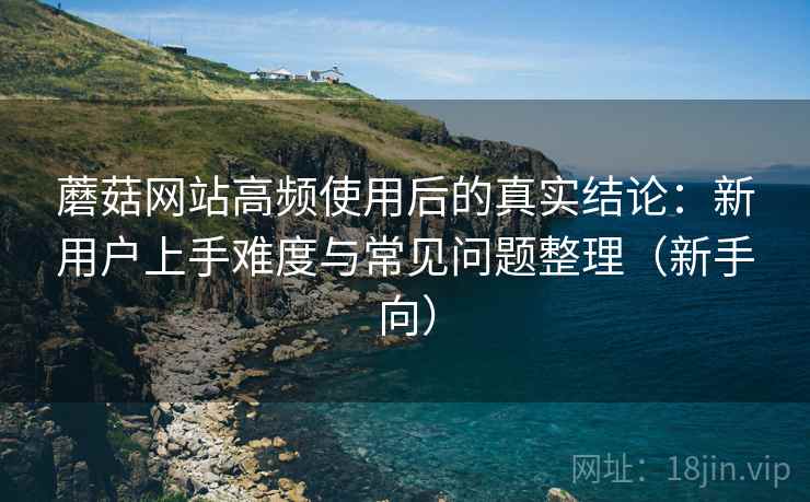 蘑菇网站高频使用后的真实结论：新用户上手难度与常见问题整理（新手向）