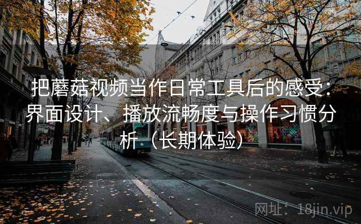 把蘑菇视频当作日常工具后的感受：界面设计、播放流畅度与操作习惯分析（长期体验）